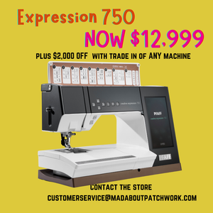PFAFF® creative expression™ 750 Sewing and Embroidery Machine