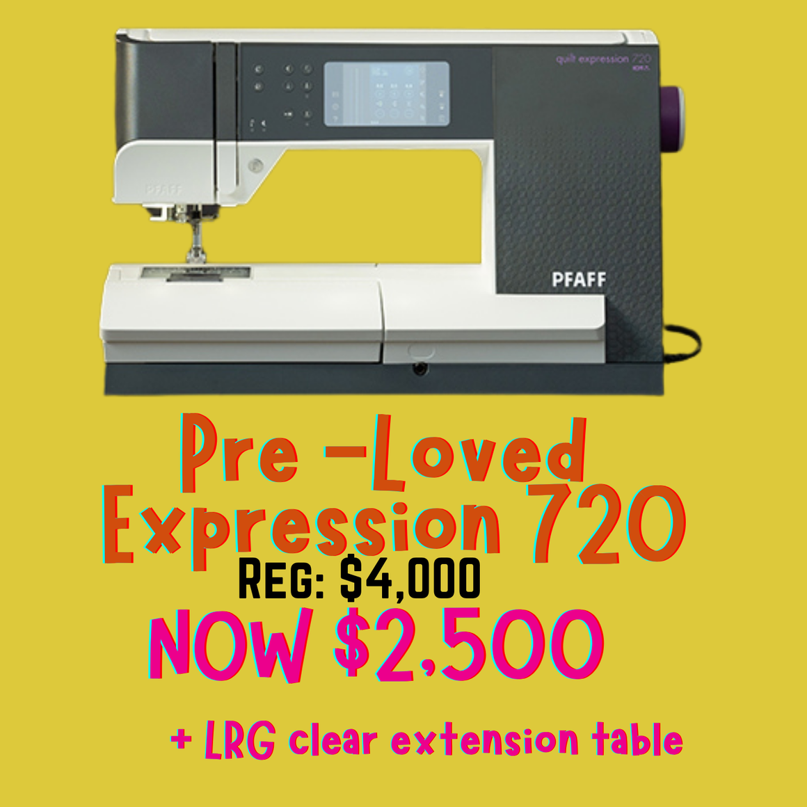 Pre-Loved  PFAFF® expression™ 720