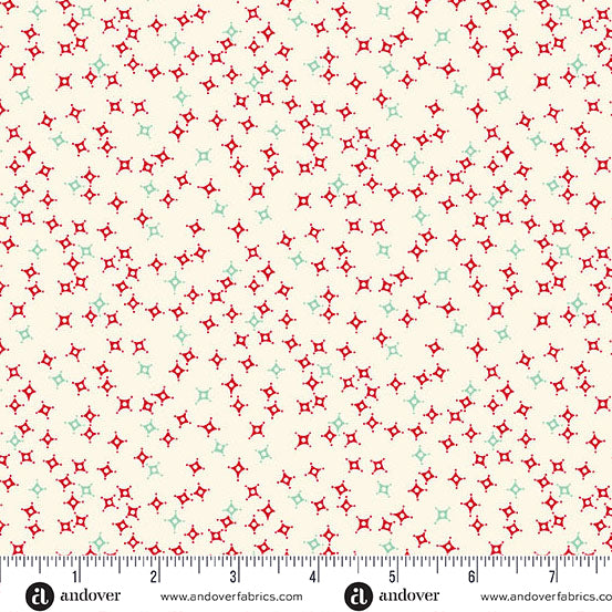 Night sky in Cream for Sugarberry for Andover Fabrics