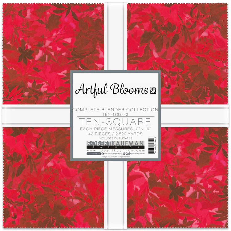 Artful Blooms Blenders || Layer Cake || 42 x 10" Squares