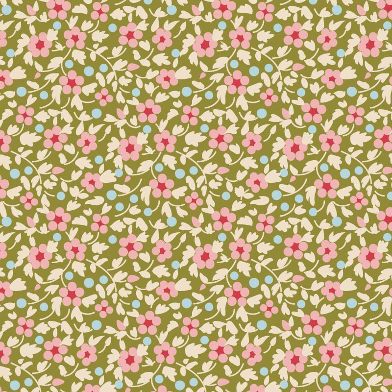 Brie Green for Creating Memories for Tilda fabrics -