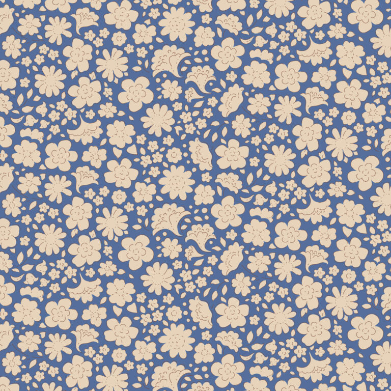 Creating Memories Summer Carla Blue Fabric by Tilda Fabrics