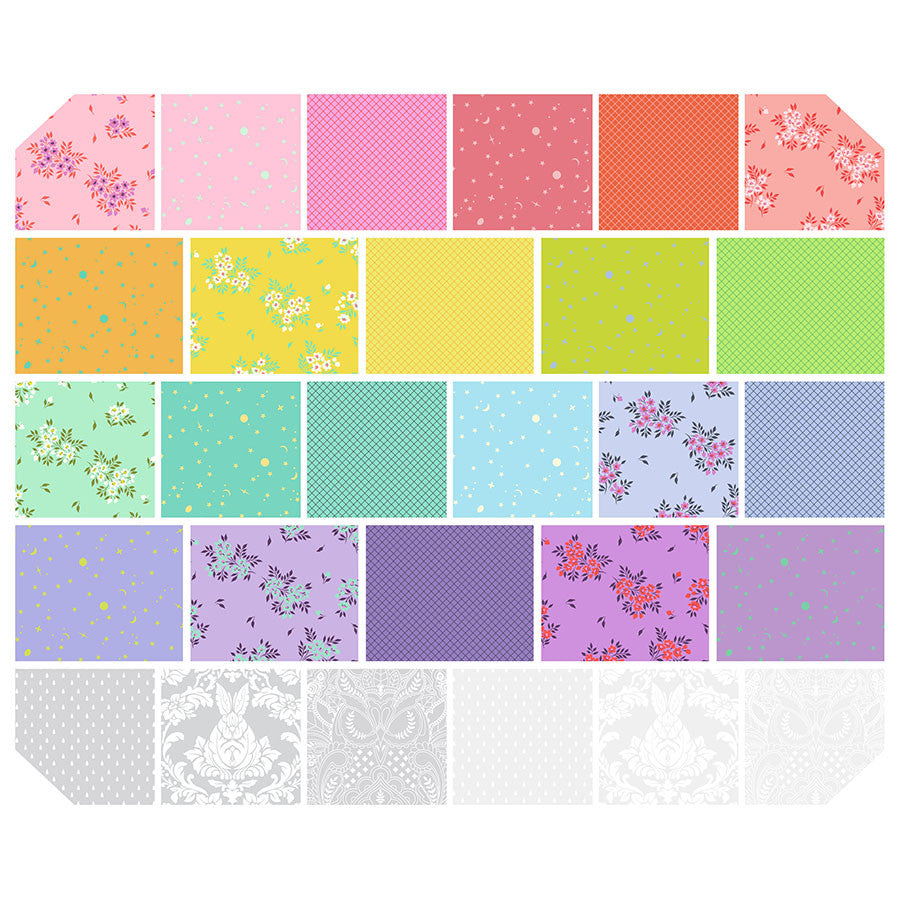 2025 True Colors - 10" Charm Pack || True Colors - Tula Pink for Free Spirit Fabrics, Designer Bundle – view 2
