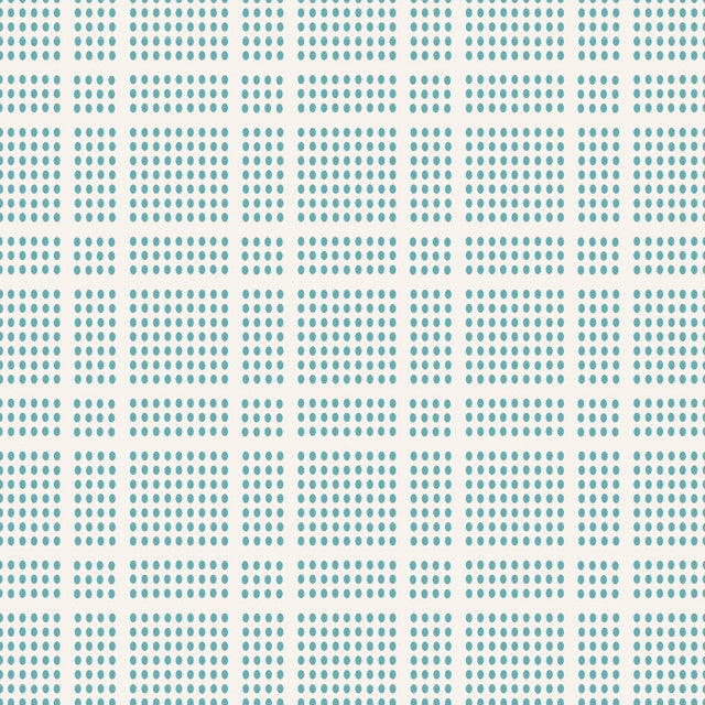 Tea Towel Basic, Biscotti Plaid Teal for Tilda Fabrics