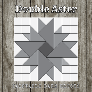Double Aster - Traditional || Barn Block ||