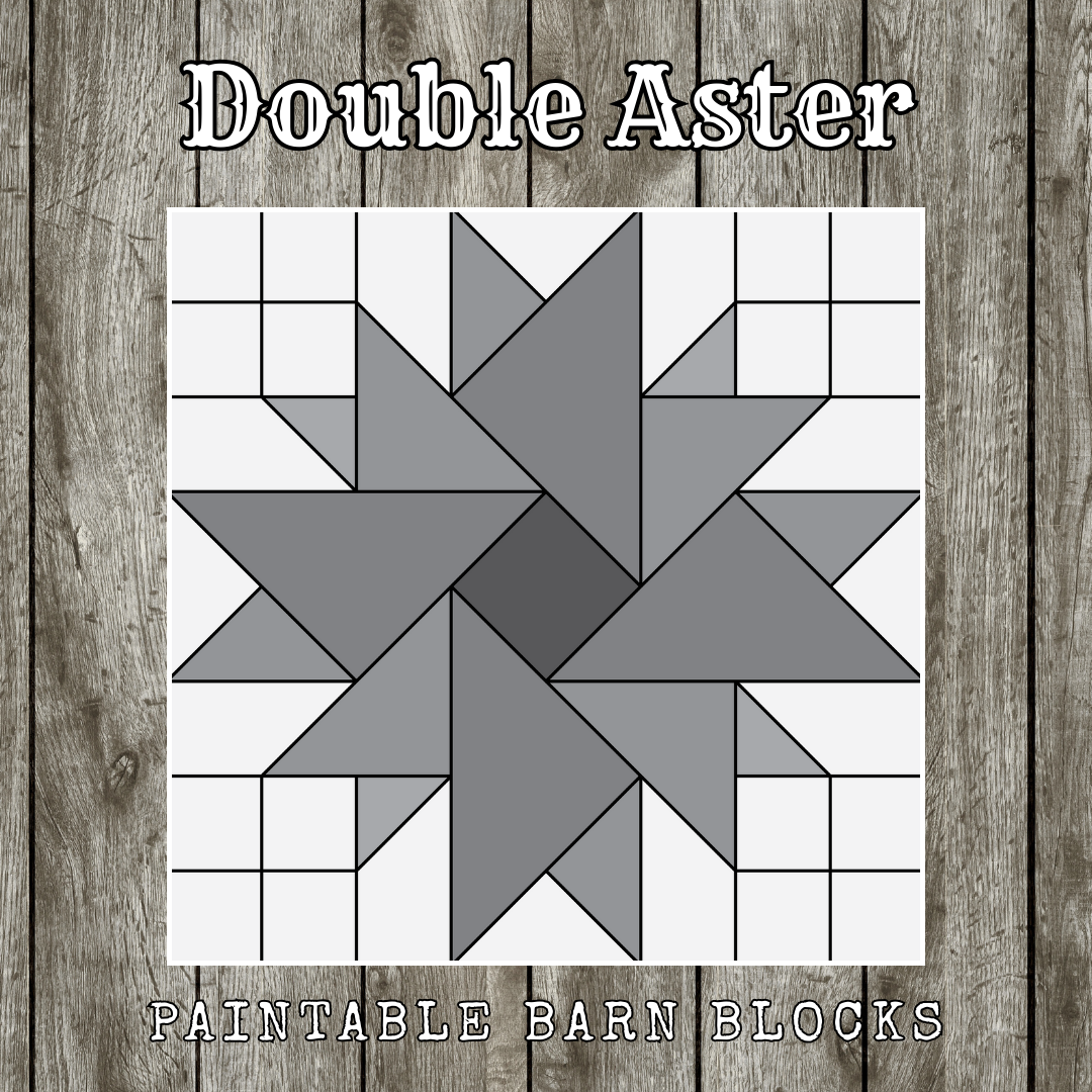 Double Aster - Traditional || Barn Block ||