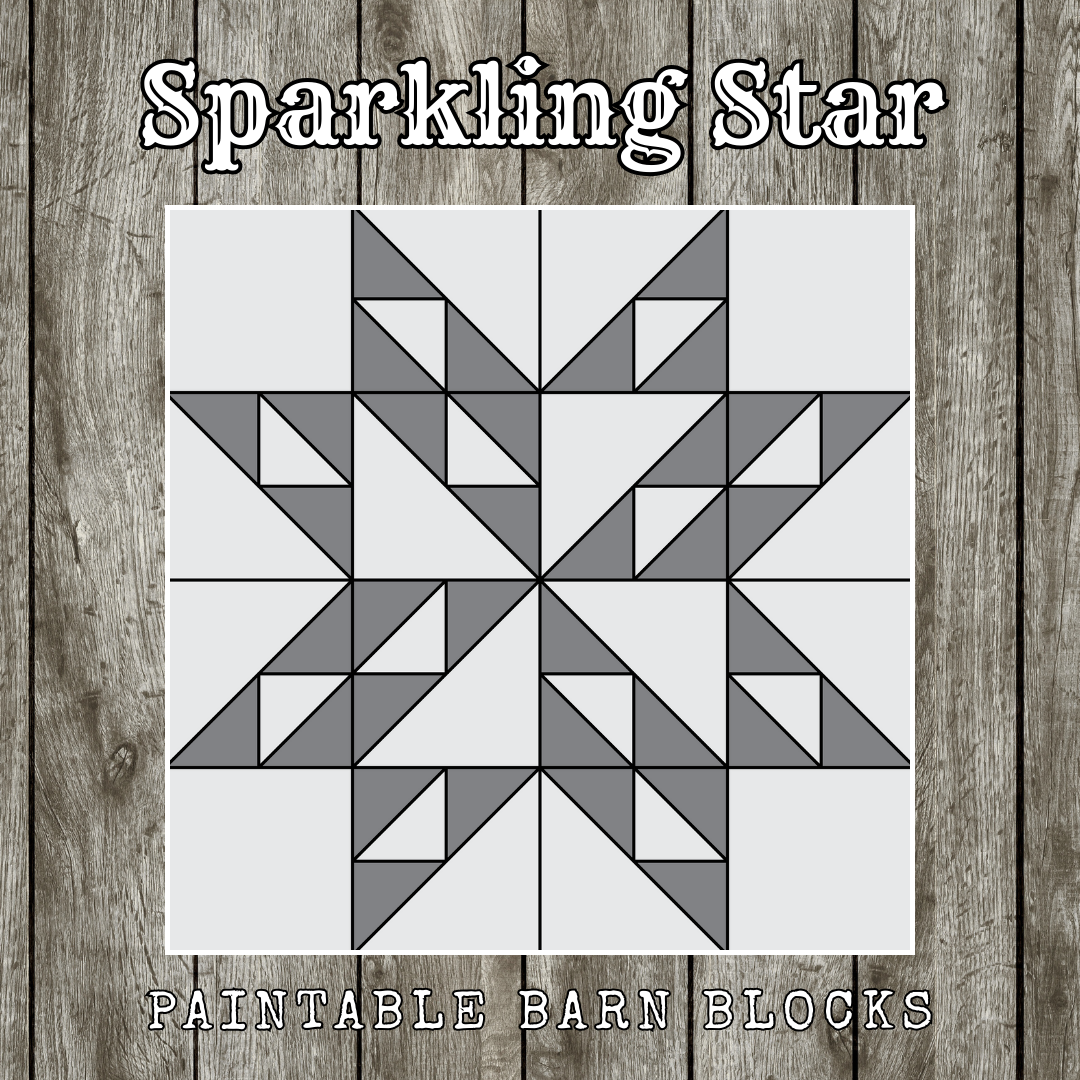 Sparkling Star - Traditional || Barn Block ||