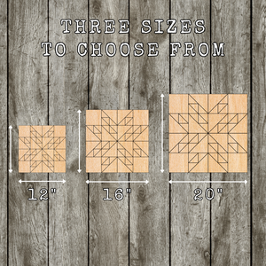 Sparkling Star - Traditional || Barn Block ||