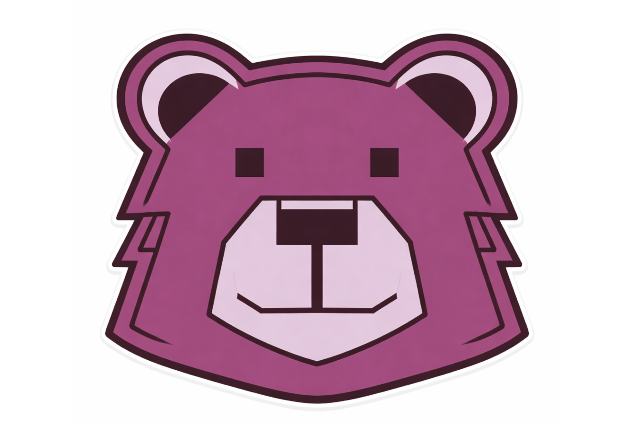 Bear Head — Winnipeg 2026 Sticker, Fun Stuff