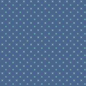 Bee Dots 108in Wideback Denim -  from Riley Blake Fabrics