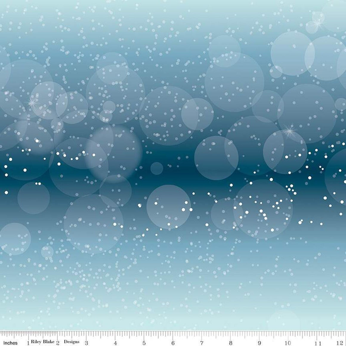 Flurries in Blue - WIDEBACK 108" -  from Winter Magic by Dani Mogstad from Riley Blake Designs