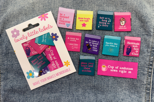 Lovely Little Labels - Quilt Labels/Tags  - Dolly Inspired Tags (10 tags)