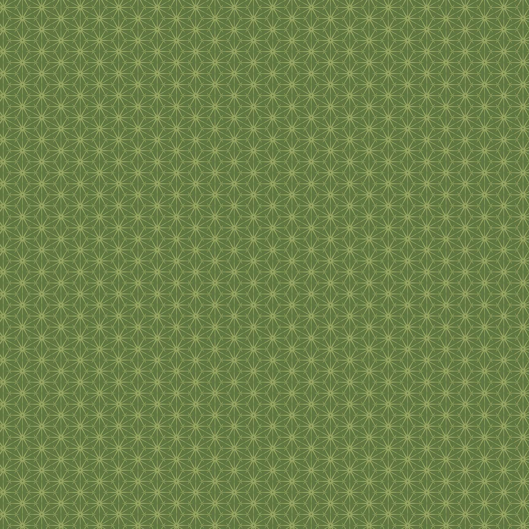 Crystal Stars in Green for Sugarberry for Andover Fabrics