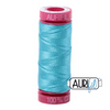 Aurifil Cotton Thread — Bright Turquoise 5005 — Small 12wt