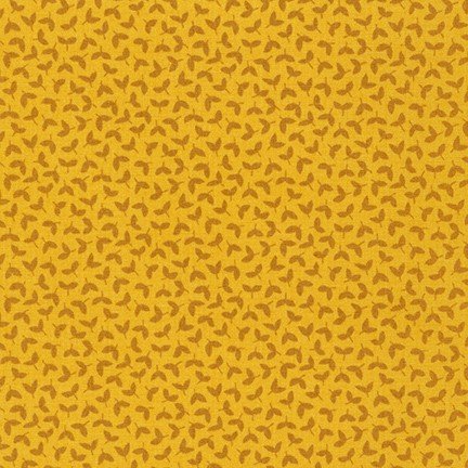 Sprouts in Grellow by Elizabeth Hartman for Paintbox Fabrics