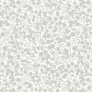 Wiltshire Shadow in Silver from Festive Greetings by Liberty Fabrics