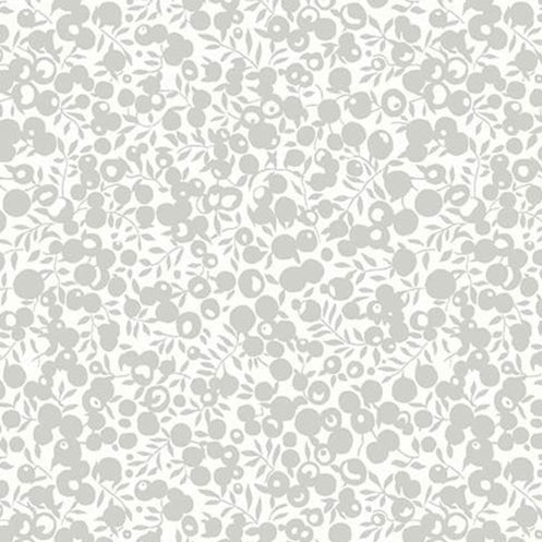 Wiltshire Shadow in Silver from Festive Greetings by Liberty Fabrics