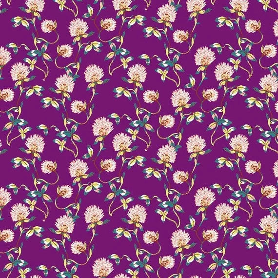 REMNANT || 54" x 44" || Purple Clover || RAYON || by Ruby Star Society