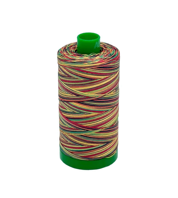 Aurifil Cotton Thread — Marrakesh (Variegated) 3817 — Medium 40wt