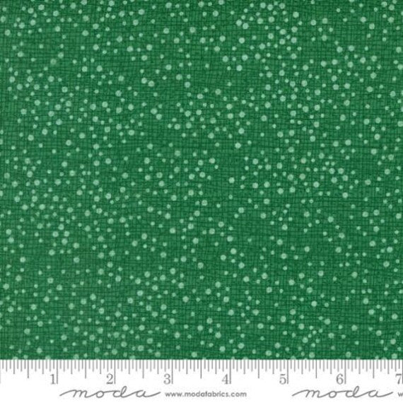 Dotty Thatched in Pine by Robin Pickens for Moda