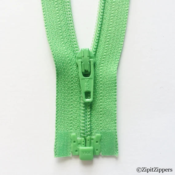 YKK Close Ended Zipper in Leafy Green 34" (536)