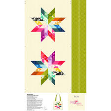 Pop Sugar Tote - Canvas Tote Panel - Figo Fabrics
