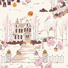 Ghost Town, for Ghostly & Haunted for Art Gallery Fabrics