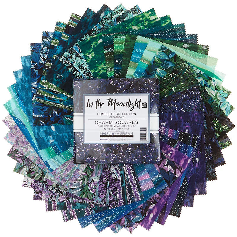 In the Moonlight Charm Pack Jelly Roll Robert Kaufman Fabrics