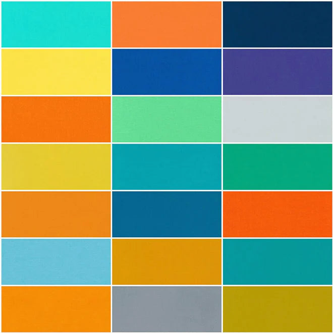 Kona Cotton -Planetarium Coordinates Ten Inch Squares 42 pcs42 10-inch Squares Layer Cake Robert Kaufman