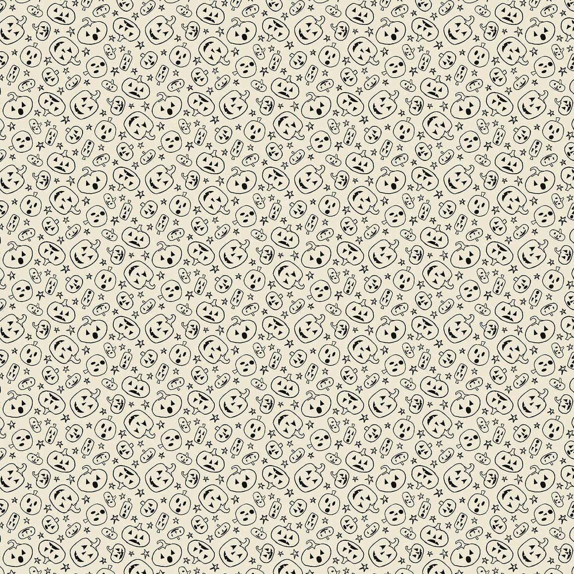 Bone to Be Wild from Monster Block Party by Meadow Street Studio for Cotton + Steel, Designer Fabric