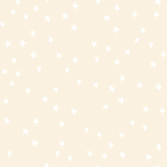 New Starry in White on Natural by Alexia Abegg for Ruby Star