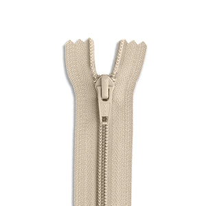 YKK Close Ended Zipper in Taupe 14" (186)