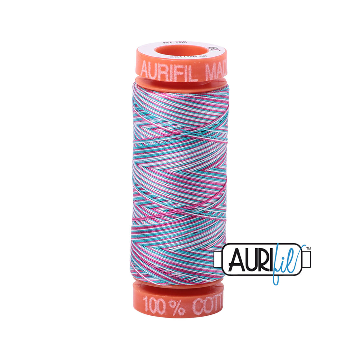Aurifil Cotton Thread — Berrylicious (Variegated) 4647 — Small 50wt