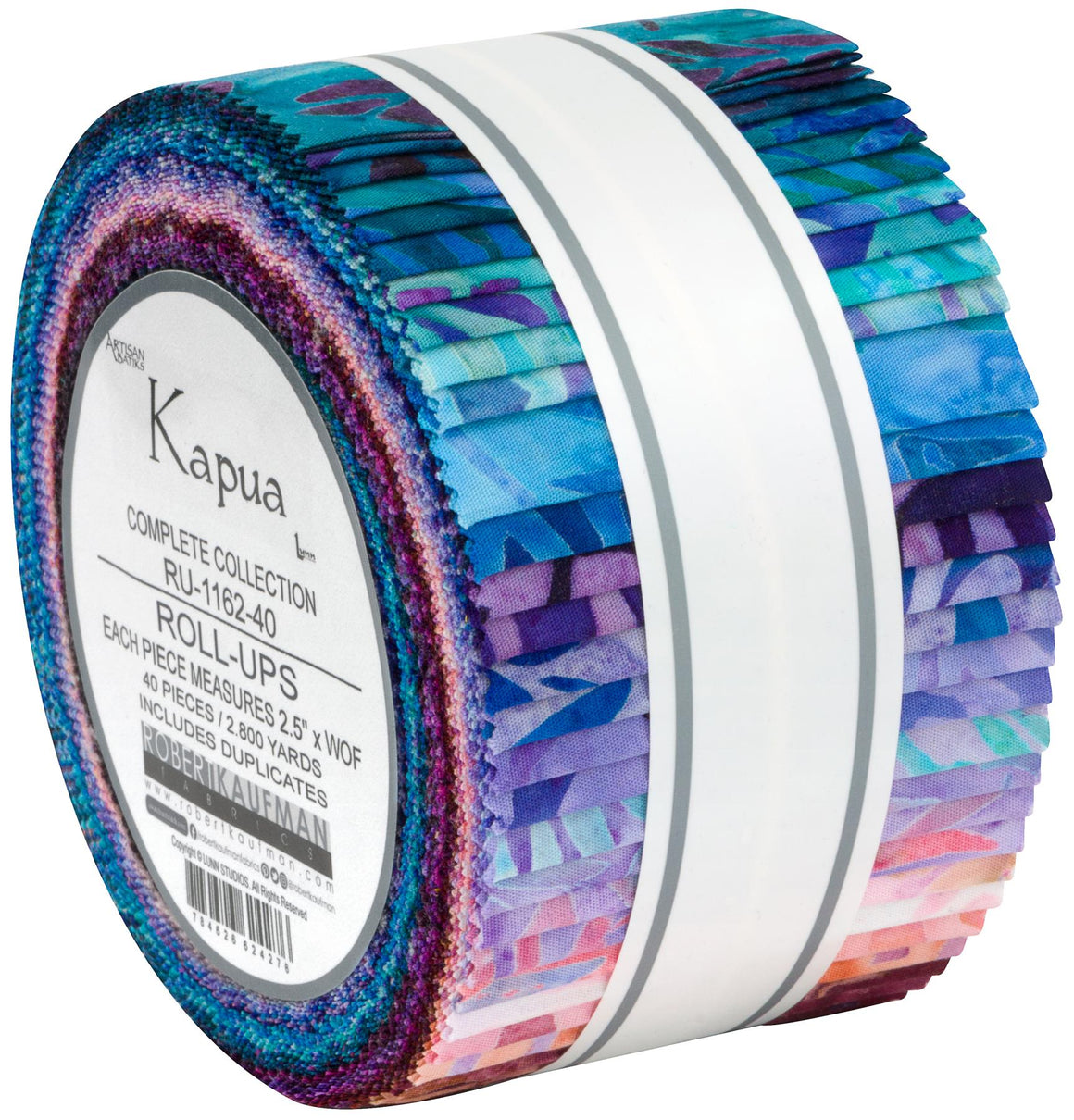 Lunn Studios Artisan Batiks Kapua Roll Up 40 2.5-inch Strips Jelly Roll Robert Kaufman