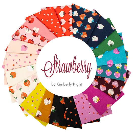 Fat Quarter Bundle for Strawberry by Kimberly Kight for the Ruby Star Society for Moda Fabrics