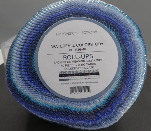 Robert Kaufman Roll Up/Jelly Roll - Waterfall Colorstory