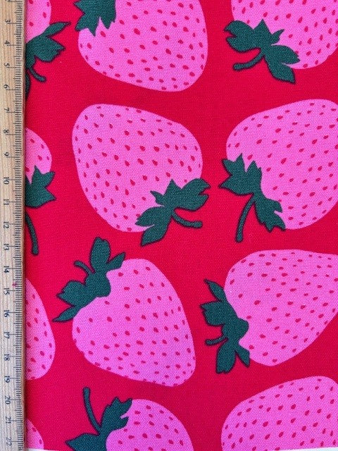 Giant Berries in Pink from Sevenberry Fabrics by Robert Kaufman Fabrics, Designer Fabric