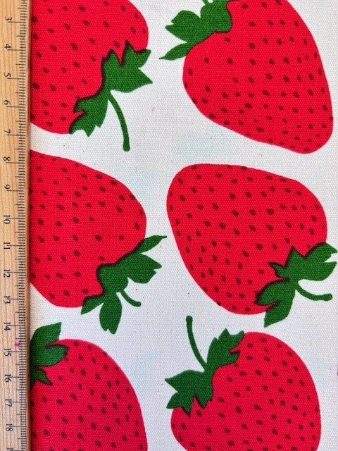 Giant Berries in White from Sevenberry Fabrics by Robert Kaufman Fabrics, Designer Fabric