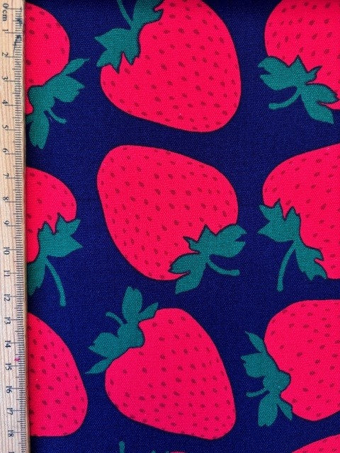 Giant Berries in Navy from Sevenberry Fabrics by Robert Kaufman Fabrics, Designer Fabric
