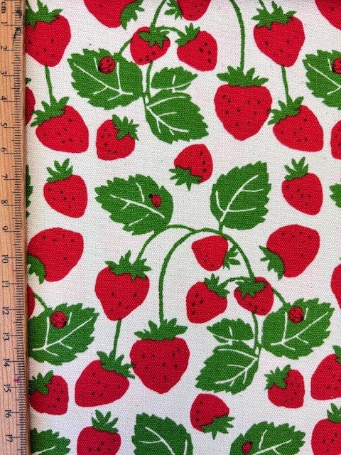 Berry Vine in White from Sevenberry Fabrics by Robert Kaufman Fabrics, Designer Fabric