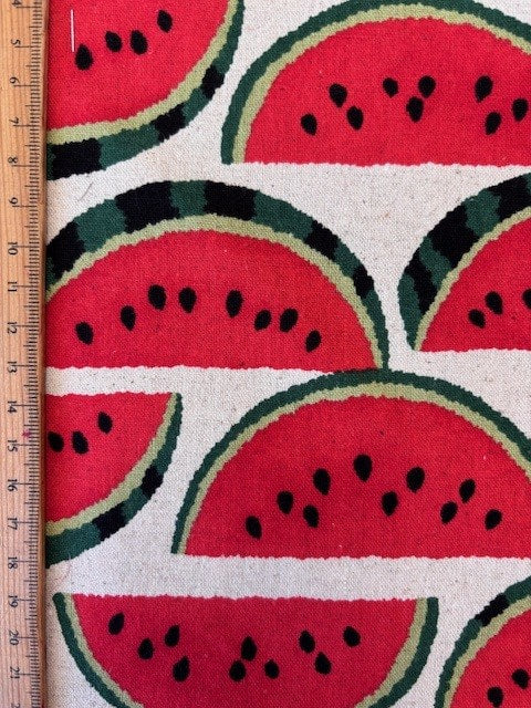 Watermelons || CANVAS || from Sevenberry Fabrics by Robert Kaufman Fabrics, Specialty Fabric