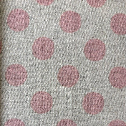 Dots in Sand/Peach || CANVAS || from Sevenberry Fabrics by Robert Kaufman Fabrics, Specialty Fabric