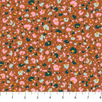REMNANT || 48" x 54" || Leopard in Rust || RAYON || by Ruby Star Society