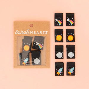 Space Multipack - Sewing Labels by Sarah Hearts