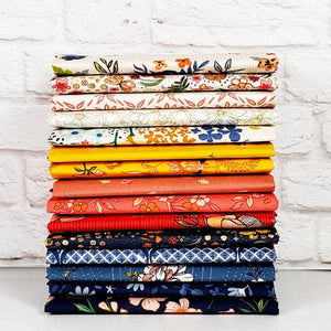 Flower Fields - 15 FQ Bundle  for Art Gallery