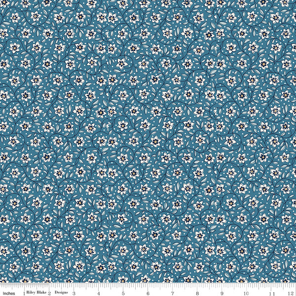 Liberty Denim Florals Lily Trail A Liberty Denim Florals Lily Trail A
