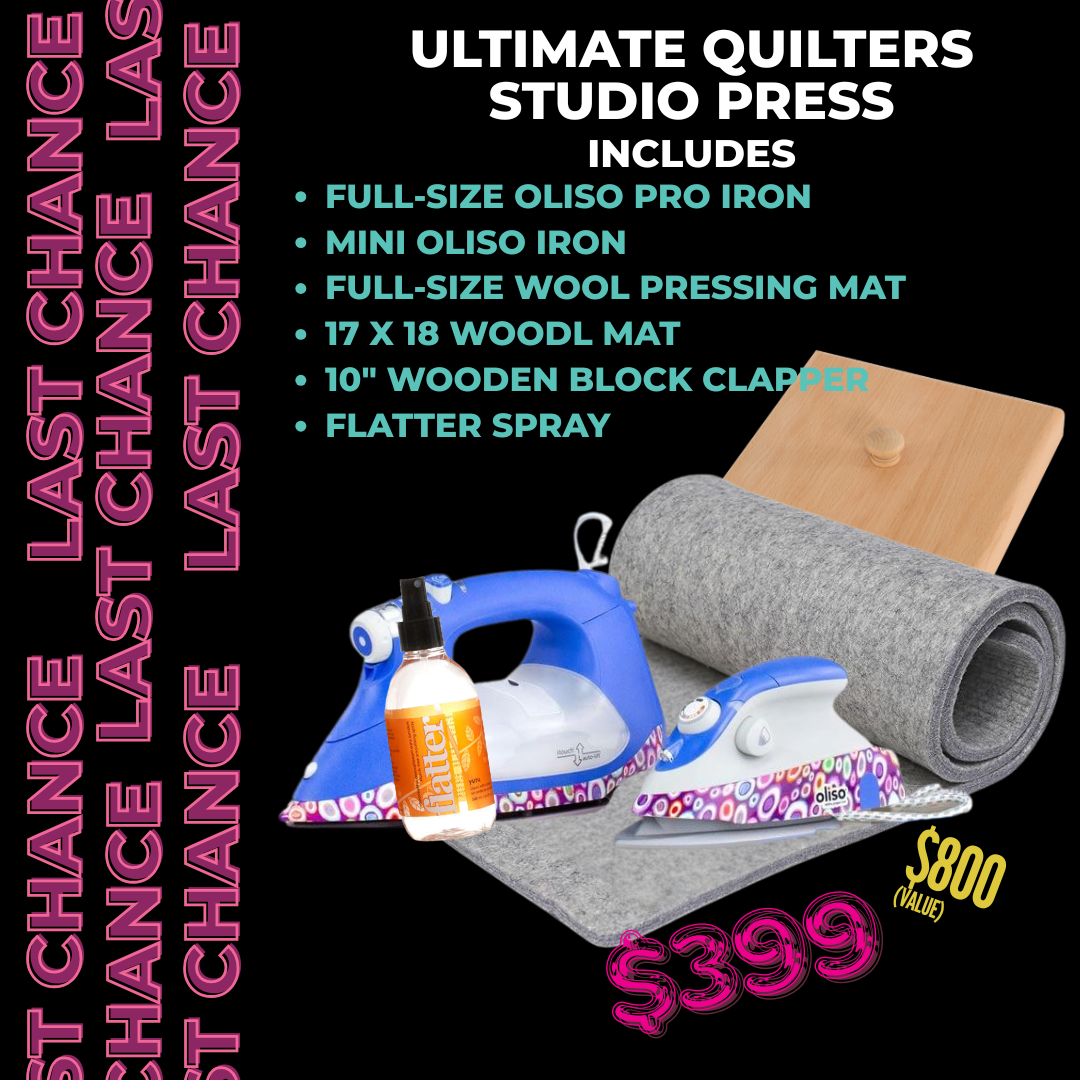 Black Friday Pressing Deals - Ultimate Quilters Studio Press Bundle