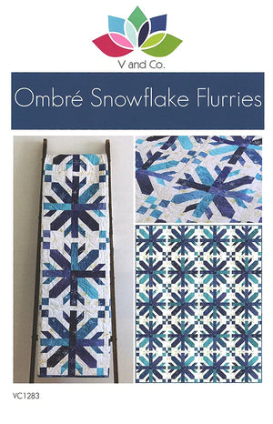 Ombre Snowflake Flurries Pattern for V & Co.