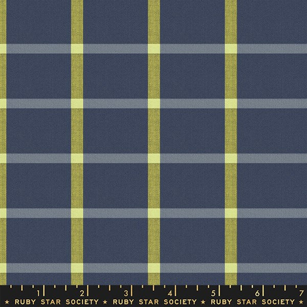 Solar in Navy from Warp & Weft Heirloom by Alexia Abegg of Ruby Star Society for Moda Fabrics