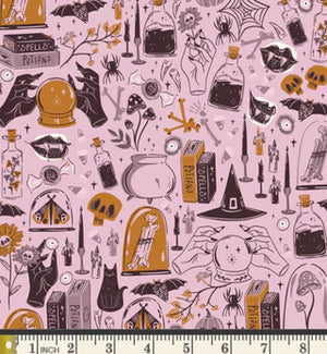 Witching Hour in Eerrie, for Ghostly & Haunted for Art Gallery Fabrics
